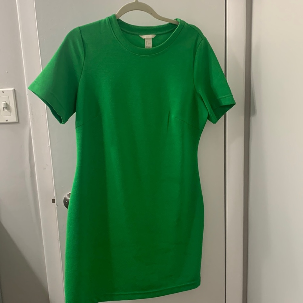 Lime green dress by H&M size large